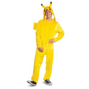 Pokemon Costume De Luxe De Pikachu Adulte Hommes Jeux Video