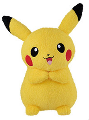 Peluche Pikachu velours côtelé - Peluches Pas Chères