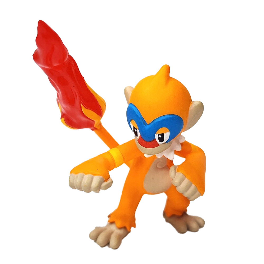 POKEMON - ENSEMBLE DE FIGURINES : CHIMPENFEU - BATTLE FIGURE