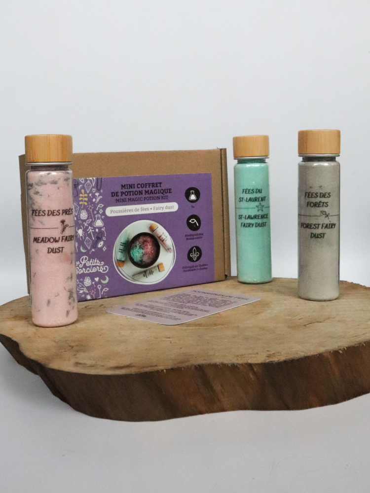 POTION MAGIQUE - MINI COFFRET - POUSSIÈRES DE FÉES (BILINGUE)