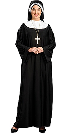 Prêtres Et Religieuses - Costume De Religieuse (Adulte - Taille Forte  14-20) / Tailles Fortes