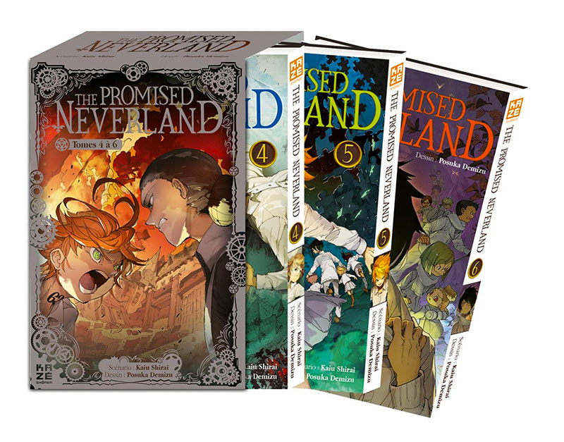 Coffret The Promised Neverland Mystic Code PROMISED NEVERLAND, THE - COFFRET EN 3 VOLUMES : TOMES 4 À 6 (V.F