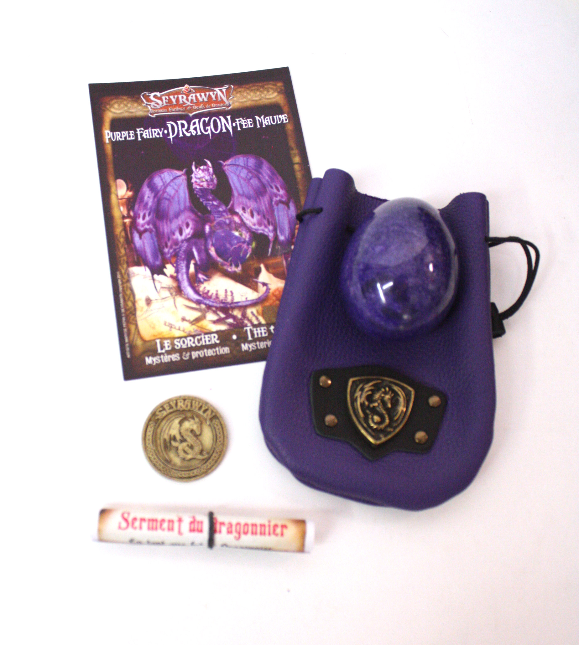 Seyrawyn Oeuf De Dragon Fee Mauve Ensemble Collector Accessoires