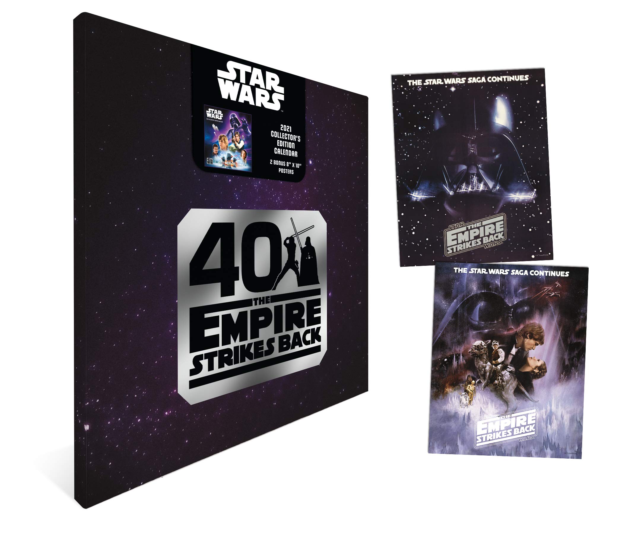 Star Wars 40eme Anniversaire Calendrier 21 Avec 2 Posters Bonus 8x10 12 Mois L Empire Contre Attaque Calendriers