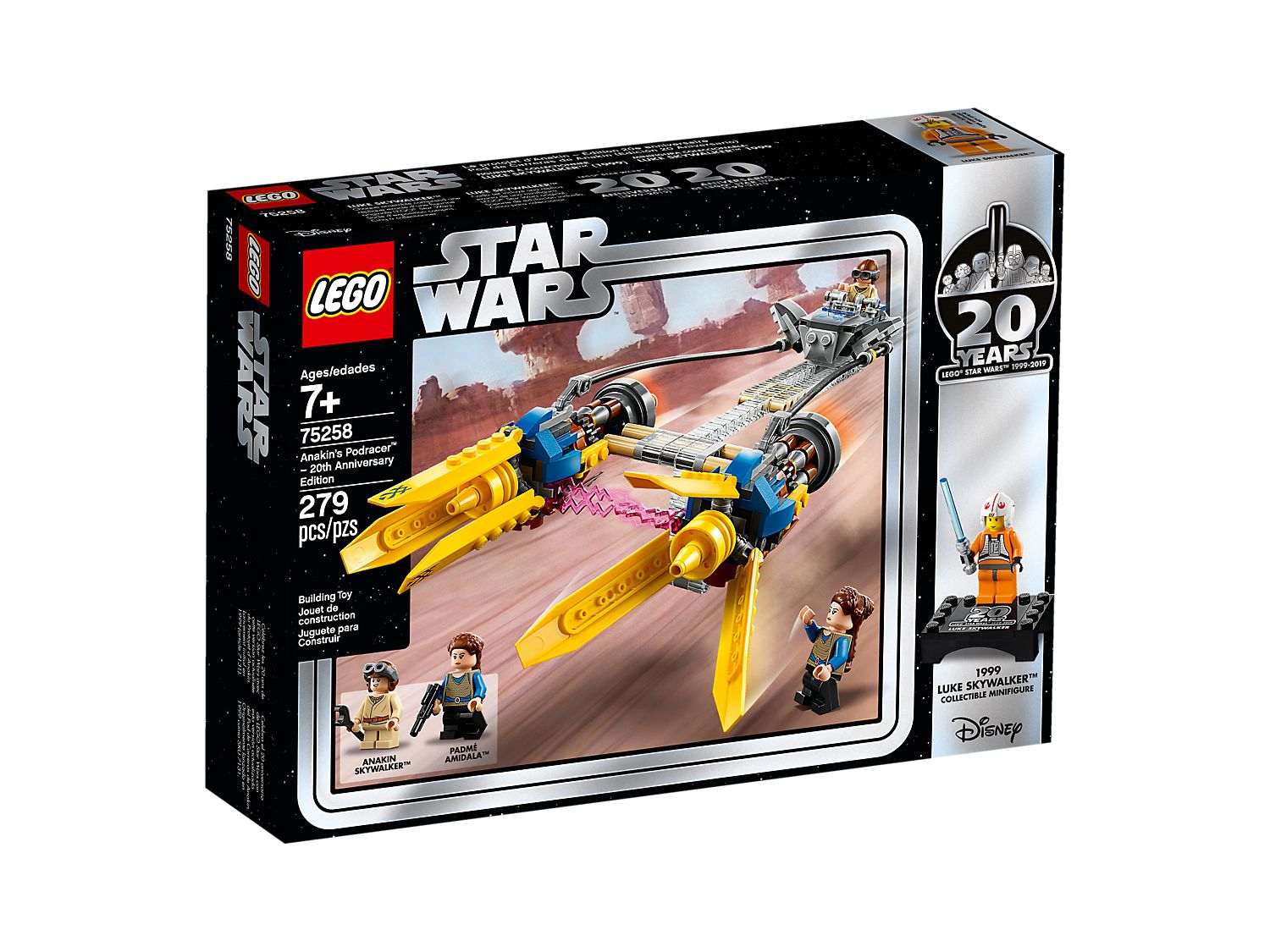 Star Wars Le Protojet D Anakin 279 Pieces e Anniversaire Lego Star Wars