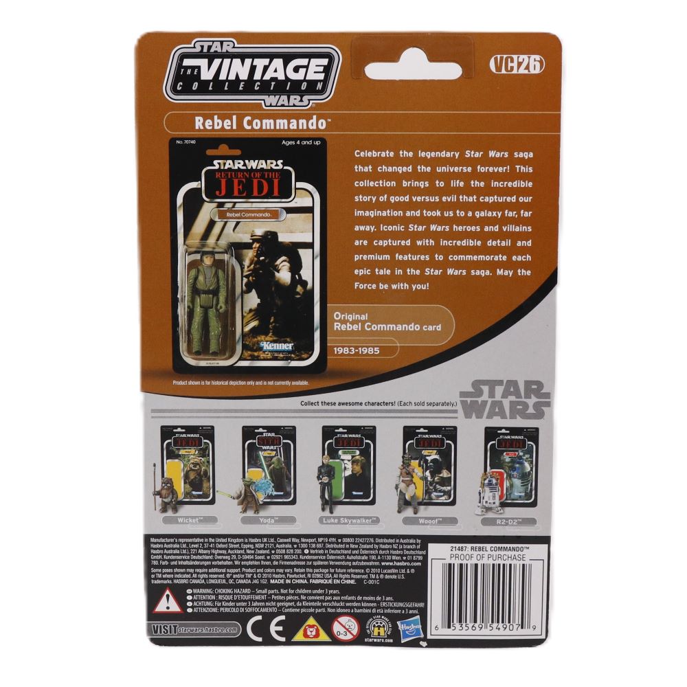 STAR WARS -  RETURN OF THE JEDI - REBEL COMMANDO (9 CM) 26 -  LA SERIE VINTAGE COLLECTION 26