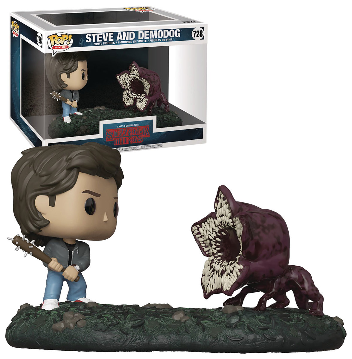 STRANGER THINGS - FIGURINE POP! EN VINYLE DE STEVE CONTRE DEMODOG (15