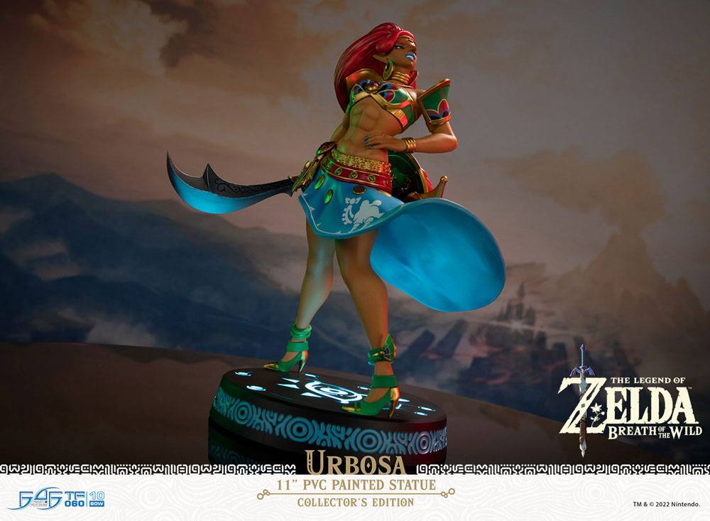 Figurine Zelda 25 cm avec socle lumineux Breath of the Wild