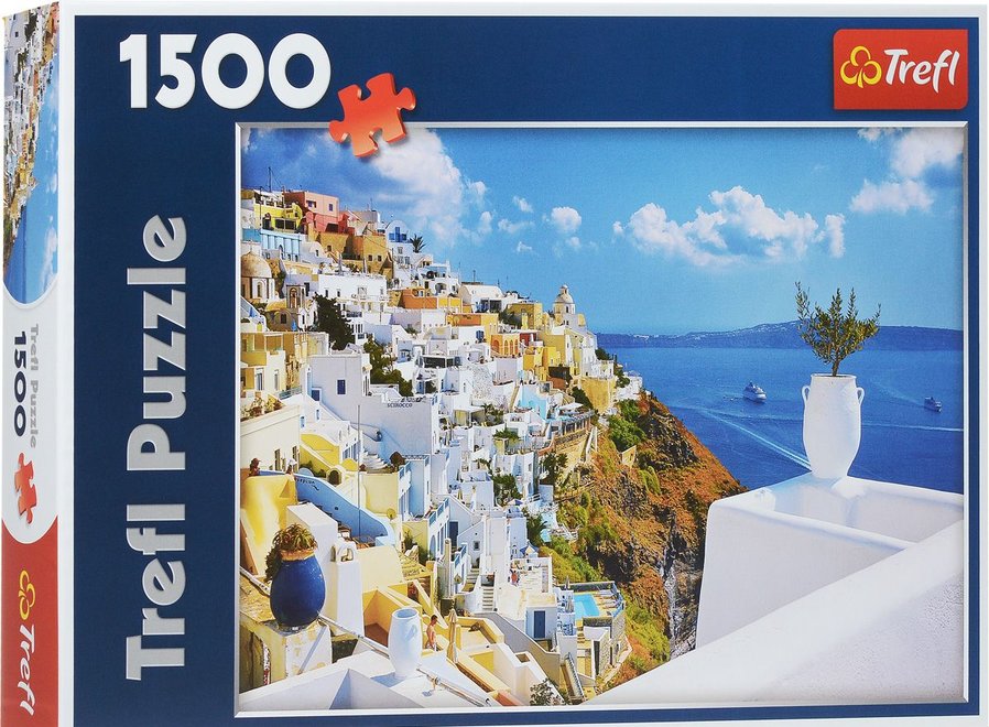 Puzzle 1500 Pièces Santorin Grèce