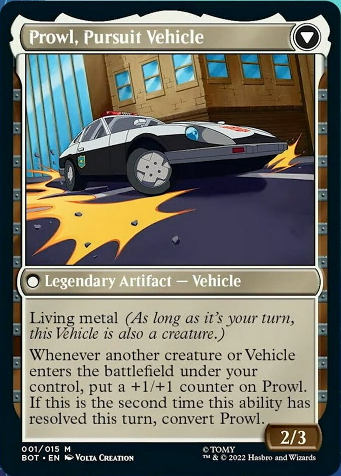 Transformers -  Prowl, Stoic Strategist // Prowl, Pursuit Vehicle