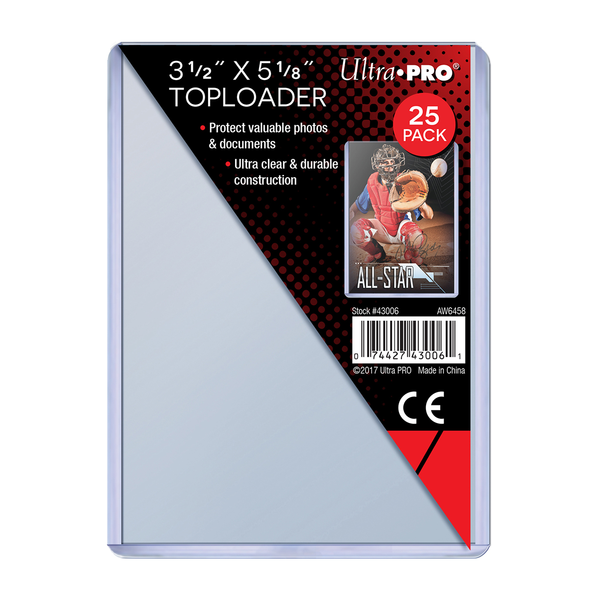 ULTRA PRO TOPLOADER 10 CM X 13 5 CM PAQUET DE 25 