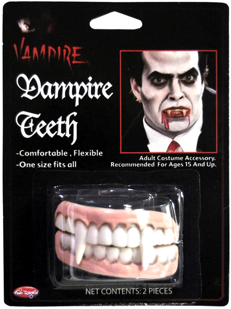 Un Dentier De Vampire  - Idéal Pour Votre Déguisement D�halloween.