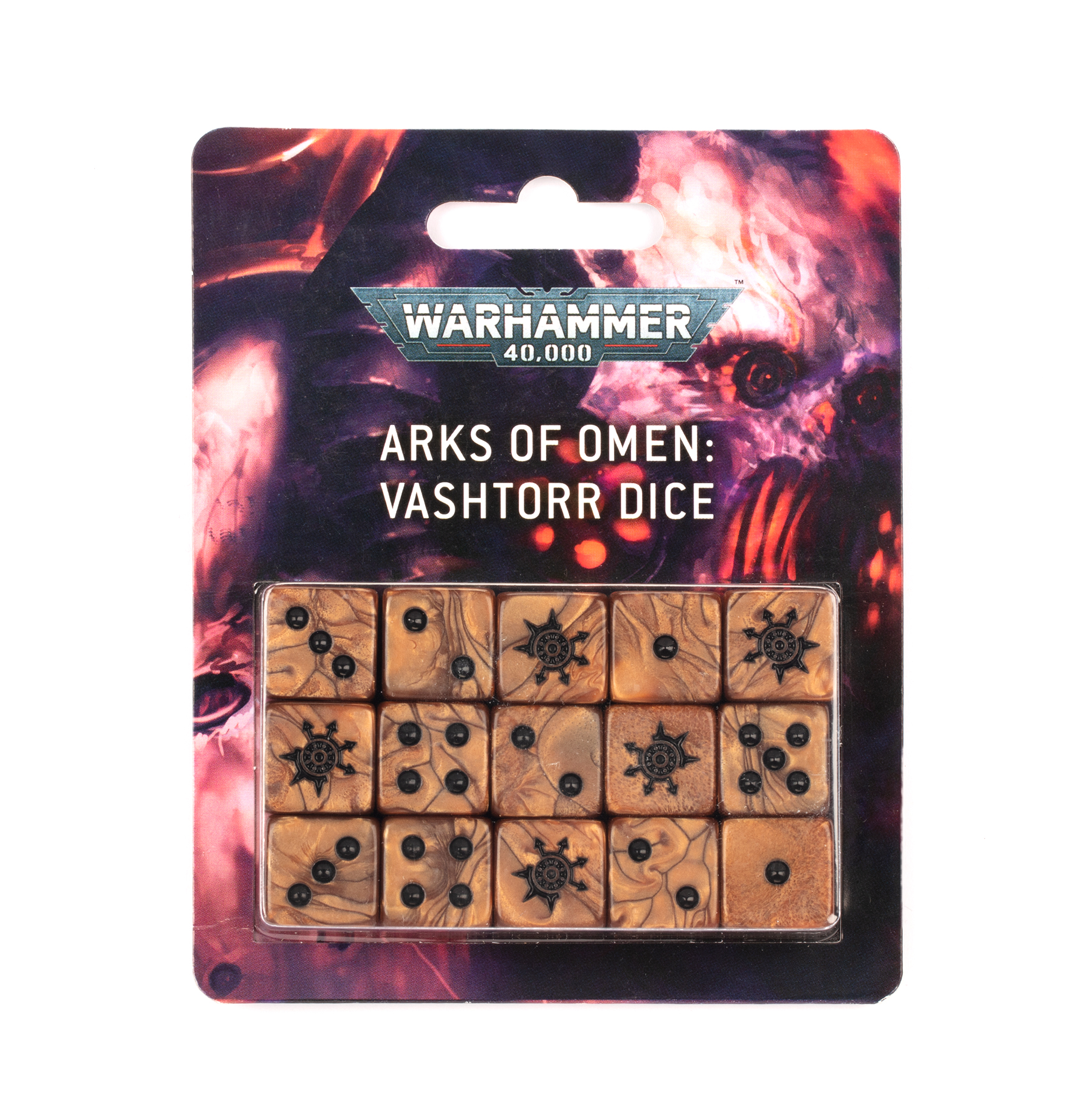 WARHAMMER 40K - ENSEMBLE DE DÉS - ARKS OF OMEN:VASHTORR