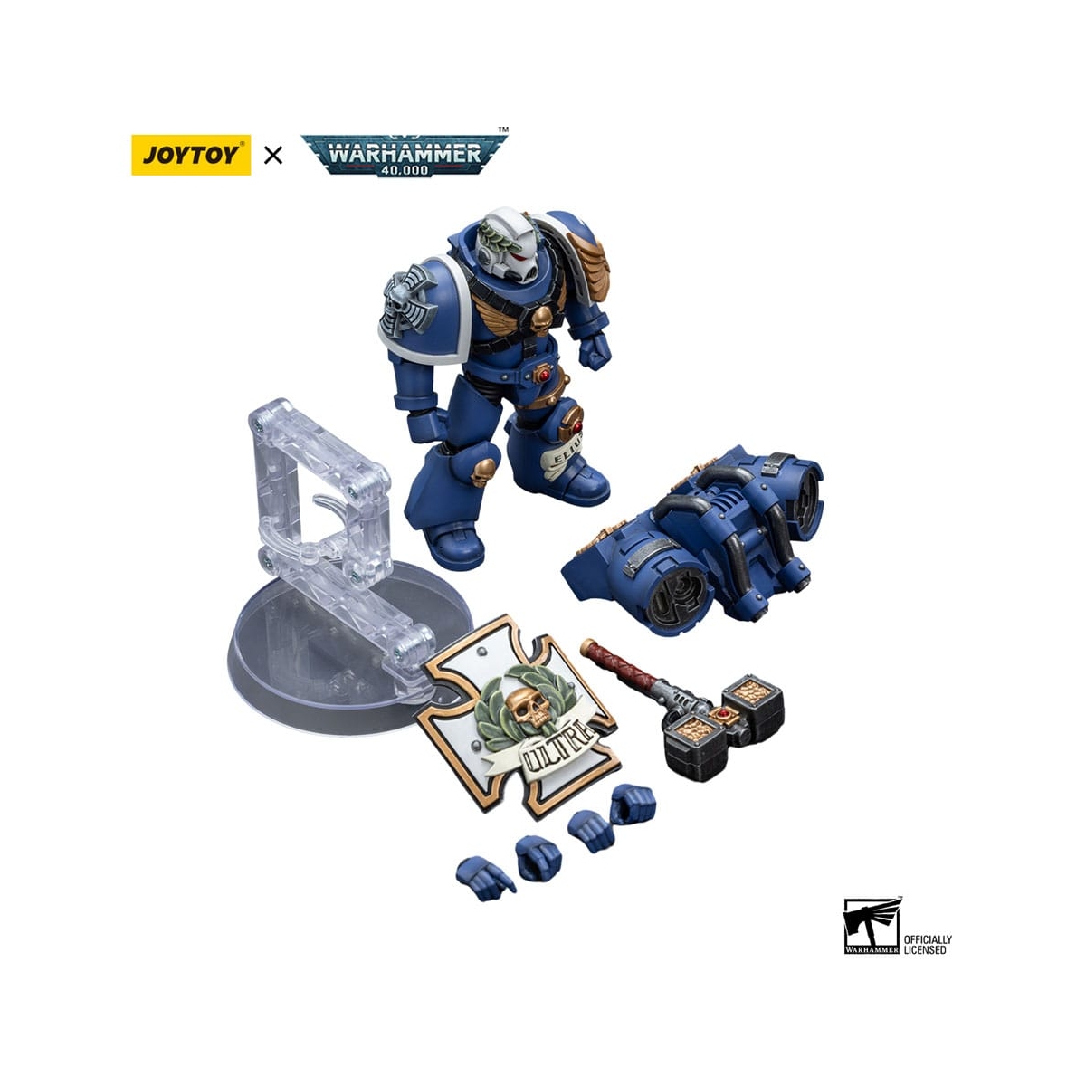 WARHAMMER 40K - FIGURINE DE ULTRAMARINES VANGUARD VETERAN WITH THUNDER ...