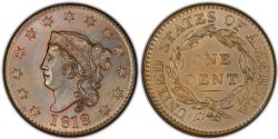 1 CENT -  1 CENT 1818 (AU) -  1818 UNITED STATES COINS