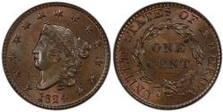 1 CENT -  1 CENT 1824 -  1824 UNITED STATES COINS