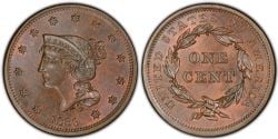 1 CENT -  1 CENT 1839 -  1839 UNITED STATES COINS