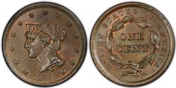 1 CENT -  1 CENT 1840, PETITE DATE (AG) -  PIÈCES DES ÉTATS-UNIS 1840