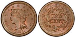 1 CENT -  1 CENT 1850 (VG) -  PIÈCES DES ÉTATS-UNIS 1850