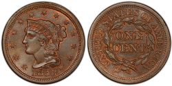 1 CENT -  1 CENT 1853 (VG) -  PIÈCES DES ÉTATS-UNIS 1853