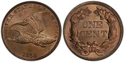 1 CENT -  1 CENT 1858, 8-SUR-7 (EF) -  PIÈCES DES ÉTATS-UNIS 1858