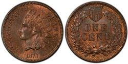 1 CENT -  1 CENT 1873, 3-OUVERT -  1873 UNITED STATES COINS