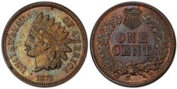 1 CENT -  1 CENT 1873, DOUBLE LIBERTÉ -  1873 UNITED STATES COINS