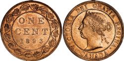 1 CENT -  1 CENT 1893 (AU-55) -  PIÈCES DU CANADA 1893