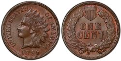 1 CENT -  1 CENT 1895 (AU) -  1895 UNITED STATES COINS