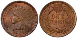 1 CENT -  1 CENT 1898 (AG) -  1898 UNITED STATES COINS