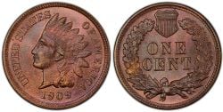 1 CENT -  1 CENT 1909 -  1909 UNITED STATES COINS