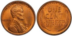 1 CENT -  1 CENT 1913-D -  PIÈCES DES ÉTATS-UNIS 1913