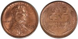 1 CENT -  1 CENT 1919-S -  PIÈCES DES ÉTATS-UNIS 1919