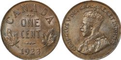 1 CENT -  1 CENT 1923 -  PIÈCES DU CANADA 1923