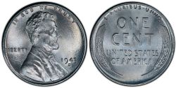 1 CENT -  1 CENT 1943-D -  PIÈCES DES ÉTATS-UNIS 1943