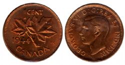 1 CENT -  1 CENT 1944 -  1944 CANADIAN COINS
