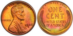 1 CENT -  1 CENT 1948-S (BU) -  PIÈCES DES ÉTATS-UNIS 1948