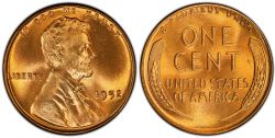 1 CENT -  1 CENT 1952 -  PIÈCES DES ÉTATS-UNIS 1952