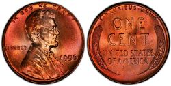 1 CENT -  1 CENT 1956 (BU) -  PIÈCES DES ÉTATS-UNIS 1956