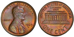 1 CENT -  1 CENT 1969-D -  1969 UNITED STATES COINS