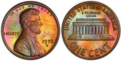 1 CENT -  1 CENT 1970-S, GRANDE DATE -  PIÈCES DES ÉTATS-UNIS 1970