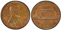 1 CENT -  1 CENT 1971-S, DOUBLE FRAPPE DE L'AVERS -  1971 UNITED STATES COINS