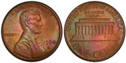 1 CENT -  1 CENT 1974-D -  PIÈCES DES ÉTATS-UNIS 1974