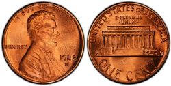 1 CENT -  1 CENT 1982-D, GRANDE DATE -  PIÈCES DES ÉTATS-UNIS 1982
