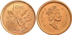1 CENT -  1 CENT 1998 -  1998 CANADIAN COINS