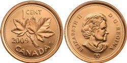 1 CENT -  1 CENT 2009 MAGNÉTIQUE 