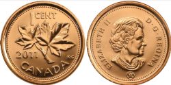 1 CENT -  1 CENT 2011 NON-MAGNÉTIQUE 