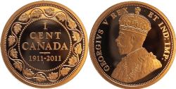1 CENT -  1 CENT ÉDITION SPÉCIALE 1911-2011 (PR) -  2011 CANADIAN COINS