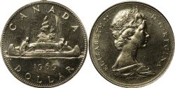 1 DOLLAR -  1 DOLLAR 1969 -  PIÈCES DU CANADA 1969