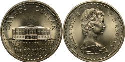 1 DOLLAR -  1 DOLLAR 1973 -  PIÈCES DU CANADA 1973